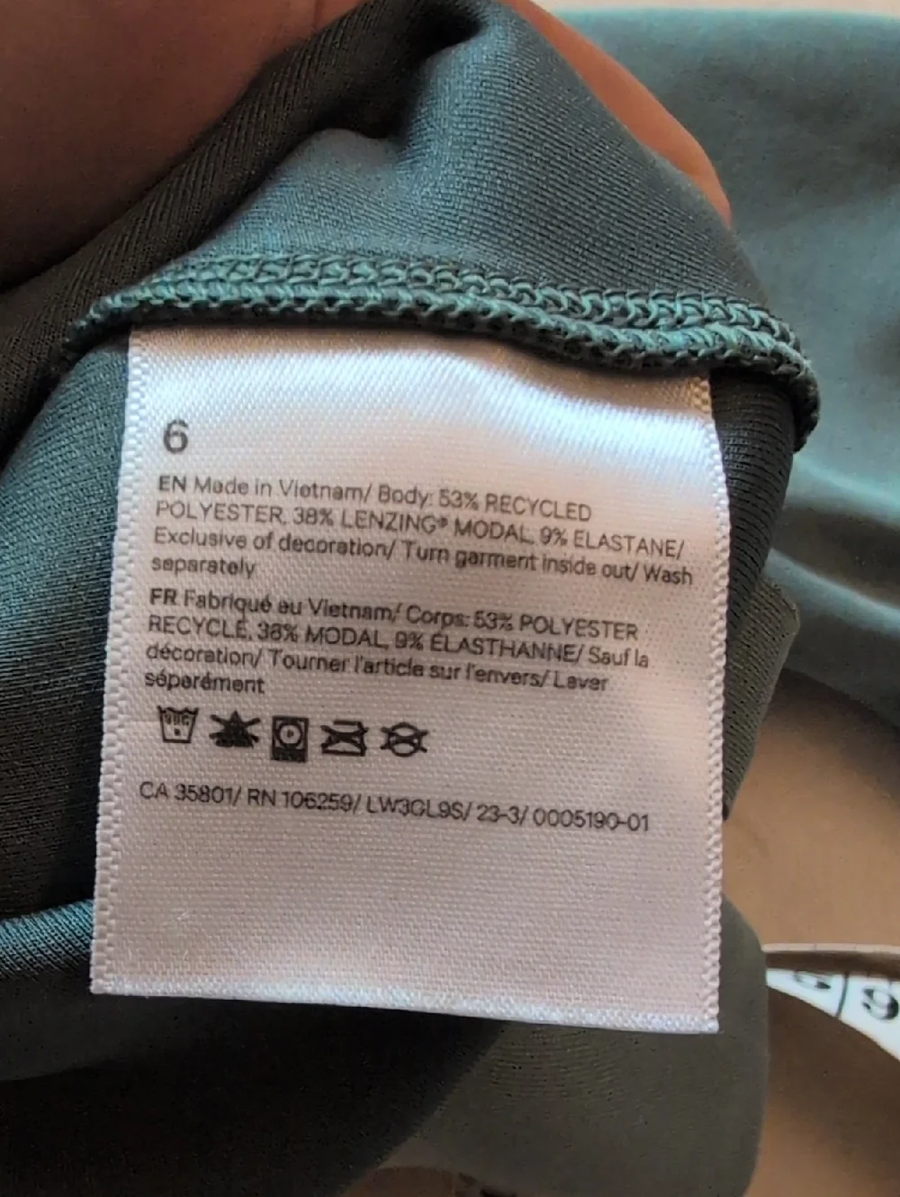 Lululemon Softstreme Perfectly Oversized Cropped Crew Teal Dark Blue Green 6